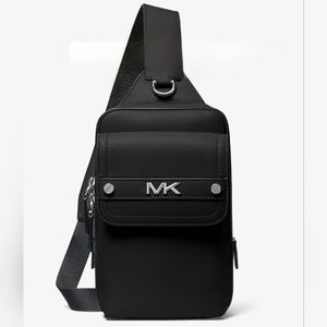 Michael Kors Varick Medium Leather Sling Pack